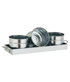 Zink Kräutertöpfchen Mit Untersetzer -Biohort || Compo || Elho Verkäufe 1534916 BildD 001 DehnerZinkGewuerztoepfchenZinkGewuerztoepfchen51C