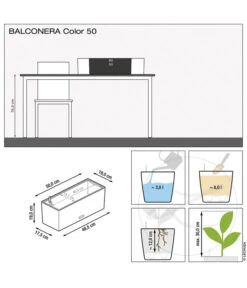 LECHUZA® Kunststoff-Kasten Balconera Color, Rechteckig 14 LECHUZA® Kunststoff-Kasten Balconera Color, Rechteckig -Biohort || Compo || Elho Verkäufe 1703263 WE IG 001 LechuzaKunststoffkastenBalconeraColor