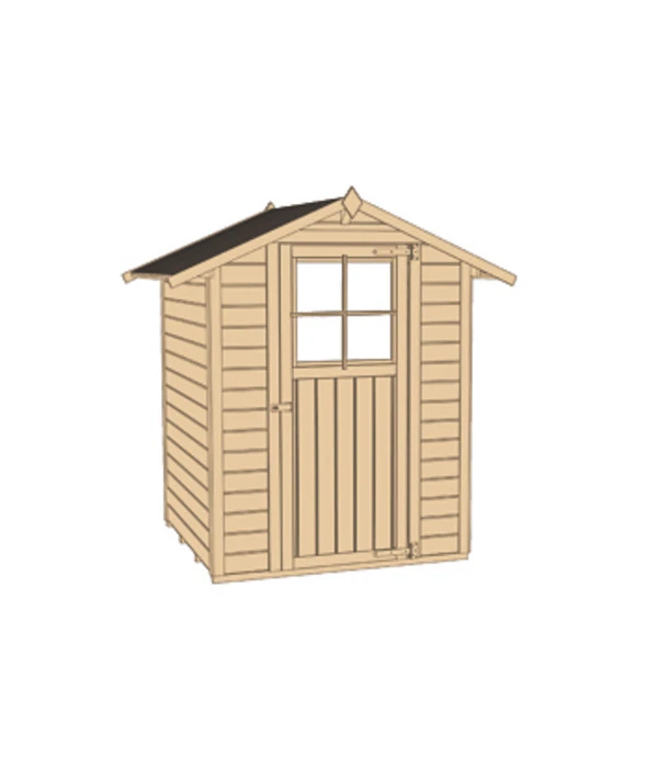 Weka Gartenhaus 317 Gr.1, Ca. B191/H208/T152 Cm 5 Weka Gartenhaus 317 Gr.1, Ca. B191/H208/T152 Cm – Bild 3