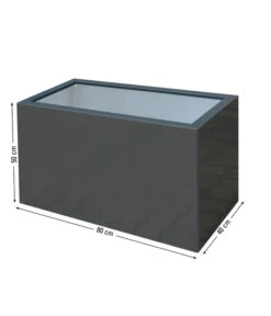 Palatino Metall-Pflanzgefäß Lotte 11 Palatino Metall-Pflanzgefäß Lotte -Biohort || Compo || Elho Verkäufe 2015295 WE BG 001 PalatinoPflanzgefaessLotte80anthrazit