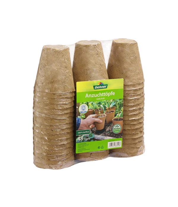 Dehner Anzuchttöpfe Für Pflanzen, 8 Cm 3 Dehner Anzuchttöpfe Für Pflanzen, 8 Cm