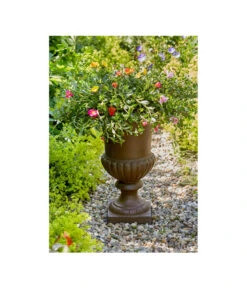 Esschert Design Französische Pflanzvase Aus Gusseisen, Dunkelbraun 8 Esschert Design Französische Pflanzvase Aus Gusseisen, Dunkelbraun -Biohort || Compo || Elho Verkäufe 2542637 WE MO 001 FranzoesischeVaseausGusseisenrostfarbenVaseBlumenvaseTopfBlumentopfPflanzvasePflanztopfPflanzgefaess