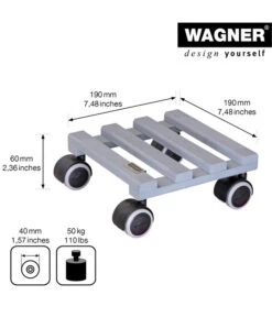 Wagner Pflanzenroller Creo, Ø 19 Cm -Biohort || Compo || Elho Verkäufe 2913945 WE DE 001 PflRollerCreo19X19CM