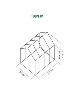 KGT Gewächshaus Tulpe IV -Biohort || Compo || Elho Verkäufe 3511680 3511714 2321735 WE DE 003 KGTGewaechshausTulpeIV