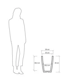 Farmet Kunststoff-Pflanzkübel Hydra 8 Farmet Kunststoff-Pflanzkübel Hydra -Biohort || Compo || Elho Verkäufe 4183133 WE DE 004 HYDRARunderPflanzkuebelDurchmesser30cm40cmhochSTEINBEIGE