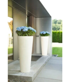 Fleur Ami Polystone-Pflanzgefäß Conical, Konisch, Ca. Ø43/H80 Cm 12 Fleur Ami Polystone-Pflanzgefäß Conical, Konisch, Ca. Ø43/H80 Cm -Biohort || Compo || Elho Verkäufe 4183984 WE MO 004 PolystPflgef43x80cmCreme