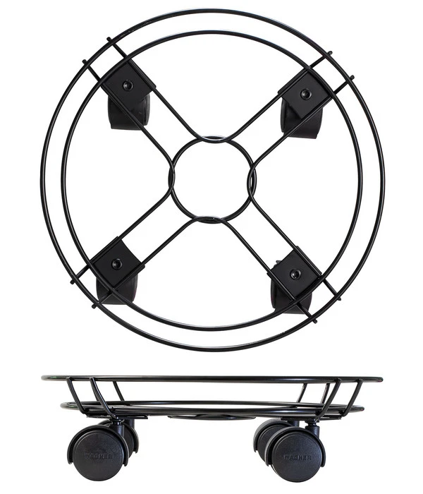 Wagner Pflanzenroller Draht, Ø 30 Cm, Schwarz 7 Wagner Pflanzenroller Draht, Ø 30 Cm, Schwarz – Bild 5