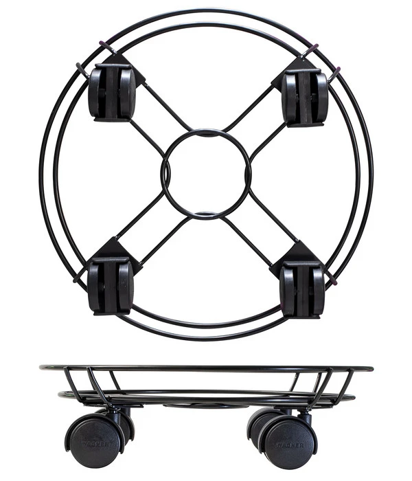 Wagner Pflanzenroller Draht, Ø 30 Cm, Schwarz 8 Wagner Pflanzenroller Draht, Ø 30 Cm, Schwarz – Bild 6