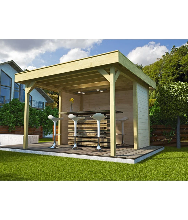 Weka Gartenlaube 657 Gr. 1, Mit Rück- & Seitenwände 3 Weka Gartenlaube 657 Gr. 1, Mit Rück- & Seitenwände