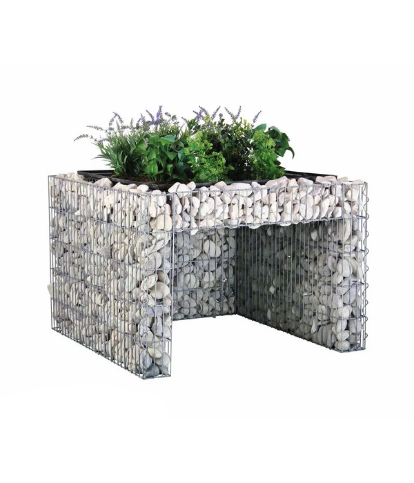 Bellissa Gabionen-Mährobotergarage, Bepflanzbar, Ca. B75/H53/T75 Cm 8 Bellissa Gabionen-Mährobotergarage, Bepflanzbar, Ca. B75/H53/T75 Cm – Bild 6