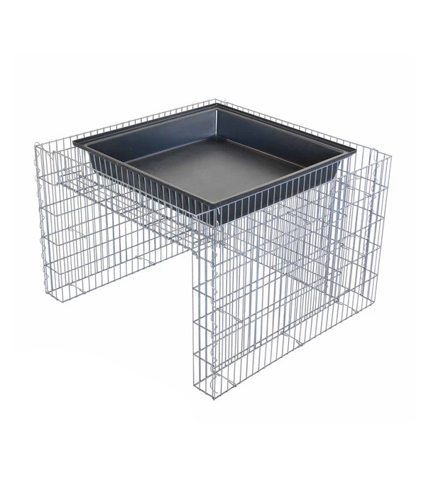 Bellissa Gabionen-Mährobotergarage, Bepflanzbar, Ca. B75/H53/T75 Cm 5 Bellissa Gabionen-Mährobotergarage, Bepflanzbar, Ca. B75/H53/T75 Cm – Bild 3