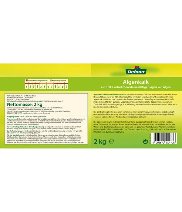 Dehner Algenkalk, 2 Kg 4 Dehner Algenkalk, 2 Kg – Bild 2