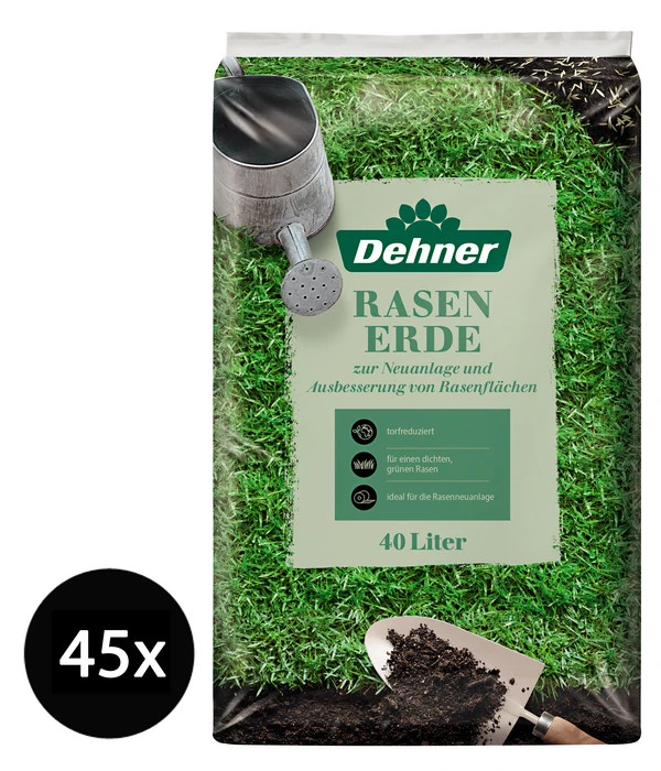 Dehner Rasenerde, 45 X 40 Liter 3 Dehner Rasenerde, 45 X 40 Liter