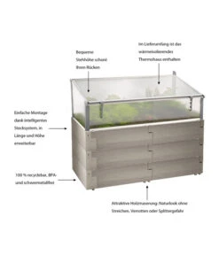 Juwel Hochbeet Timber Kombiset, Ca. B130/H60/T60 Cm -Biohort || Compo || Elho Verkäufe 4466330 WE IG 001 JuwelHochbeetTimberKombiset