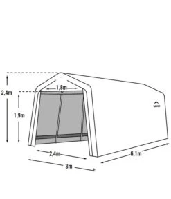 Shelter Logic Foliengarage 16 Shelter Logic Foliengarage -Biohort || Compo || Elho Verkäufe 6610406 WE DE 001 50NorthGaraxe