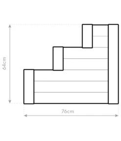 Westmann Treppenhochbeet Premium, Ca. B120/H64/T76 Cm 10 Westmann Treppenhochbeet Premium, Ca. B120/H64/T76 Cm -Biohort || Compo || Elho Verkäufe 6610810 WE DE 001 50NorthTreppenhochbeet