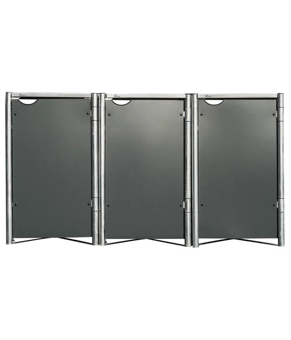 Hide Mülltonnenbox 240 L Aluminium, Ca. B209,1/H115,2/T80,7 Cm 4 Hide Mülltonnenbox 240 L Aluminium, Ca. B209,1/H115,2/T80,7 Cm – Bild 2