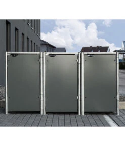 Hide Mülltonnenbox 240 L Aluminium, Ca. B209,1/H115,2/T80,7 Cm 12 Hide Mülltonnenbox 240 L Aluminium, Ca. B209,1/H115,2/T80,7 Cm -Biohort || Compo || Elho Verkäufe 6610943 WE MO 001 50NorthMuelltonnenbox