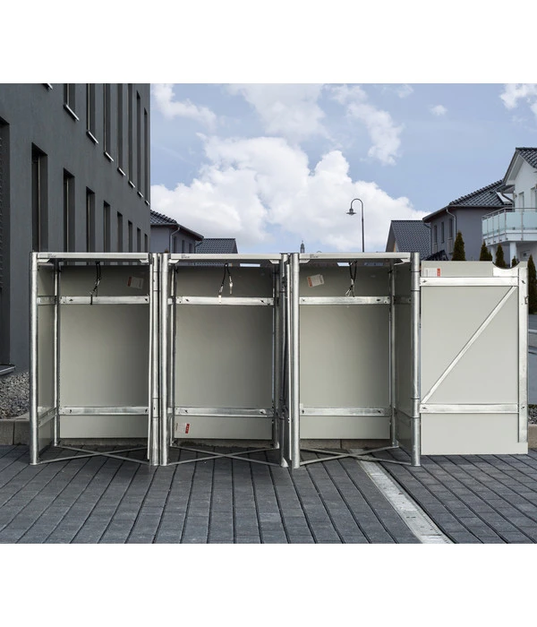 Hide Mülltonnenbox 240 L Aluminium, Ca. B209,1/H115,2/T80,7 Cm 7 Hide Mülltonnenbox 240 L Aluminium, Ca. B209,1/H115,2/T80,7 Cm – Bild 5