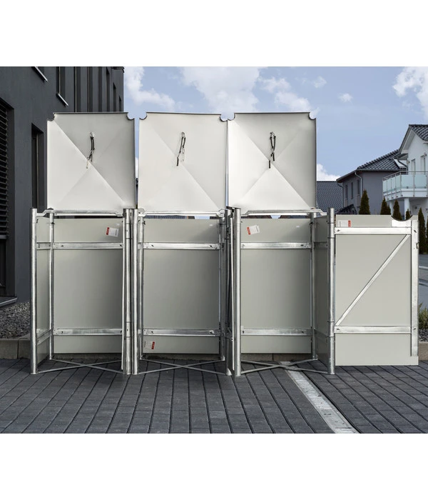 Hide Mülltonnenbox 240 L Aluminium, Ca. B209,1/H115,2/T80,7 Cm 8 Hide Mülltonnenbox 240 L Aluminium, Ca. B209,1/H115,2/T80,7 Cm – Bild 6