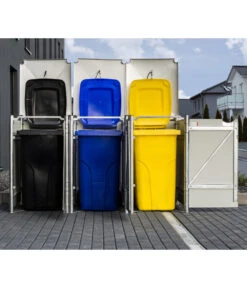 Hide Mülltonnenbox 240 L Aluminium, Ca. B209,1/H115,2/T80,7 Cm 17 Hide Mülltonnenbox 240 L Aluminium, Ca. B209,1/H115,2/T80,7 Cm -Biohort || Compo || Elho Verkäufe 6610943 WE MO 006 50NorthMuelltonnenbox