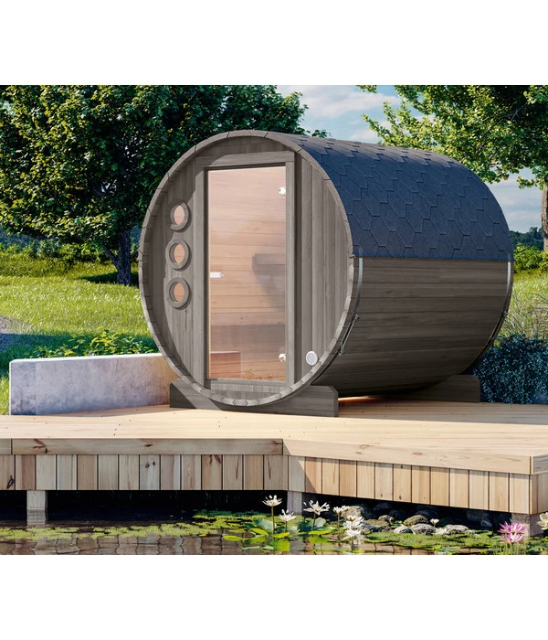 Wolff Finnhaus Saunafass Mini 160 Montiert, Ca. B205/H215/T160 Cm 4 Wolff Finnhaus Saunafass Mini 160 Montiert, Ca. B205/H215/T160 Cm – Bild 2
