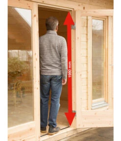 Wolff Finnhaus Gartenhaus Trondheim 70-B, Inkl. Seitendach Links -Biohort || Compo || Elho Verkäufe 6619225 WE DE 014 FinnhausGartenhaus