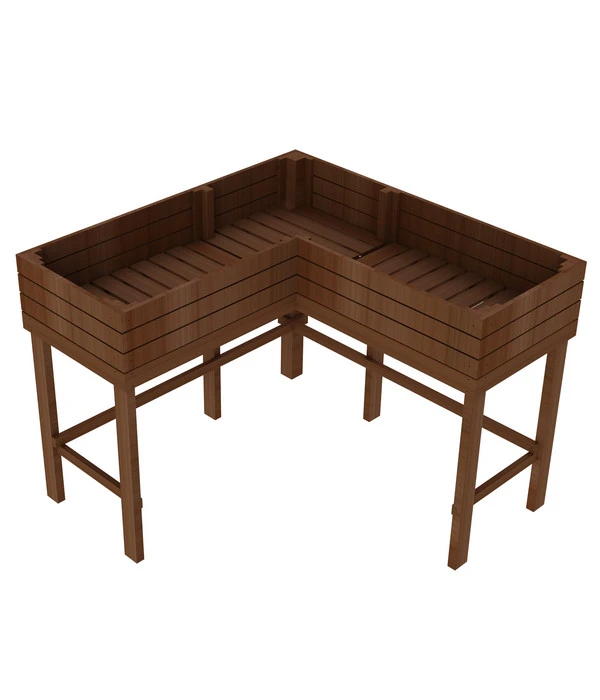 Hecht Eckhochbeet, Ca. B120/H90/T120 Cm 3 Hecht Eckhochbeet, Ca. B120/H90/T120 Cm