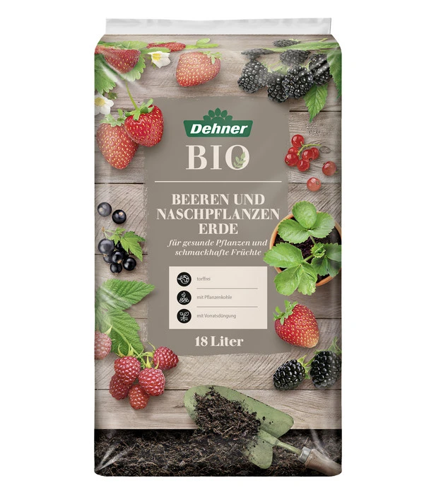 Dehner Bio Beeren Und Naschpflanzenerde, 54 X 18 Liter 4 Dehner Bio Beeren Und Naschpflanzenerde, 54 X 18 Liter – Bild 2