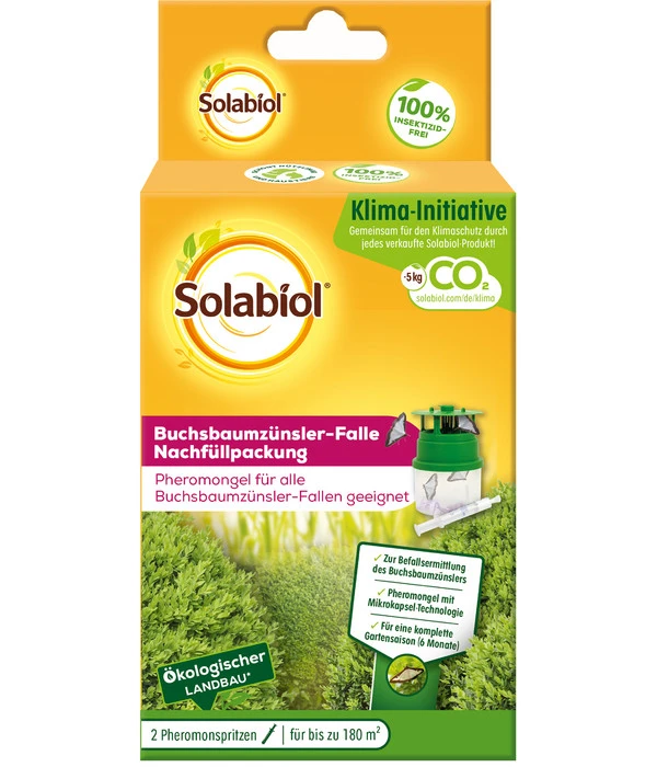 Solabiol Buchsbaumzünsler-Falle Nachfüllpackung, 8 G 3 Solabiol Buchsbaumzünsler-Falle Nachfüllpackung, 8 G