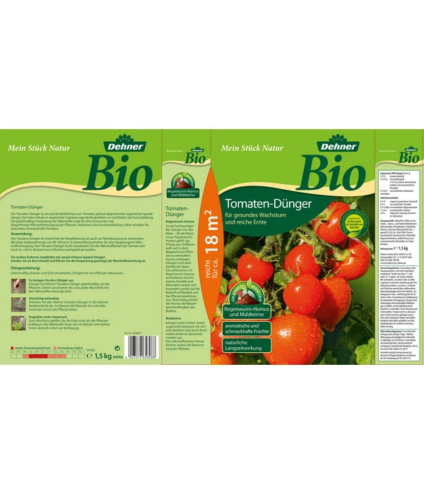 Dehner Bio Tomaten-Dünger 4 Dehner Bio Tomaten-Dünger – Bild 2