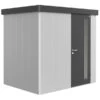 Biohort Gerätehaus Neo B, Silber/dunkelgrau