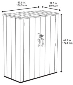 Lifetime Geräteschrank -Biohort || Compo || Elho Verkäufe 6753974 WE FS 002 50NorthGeraeteschrank