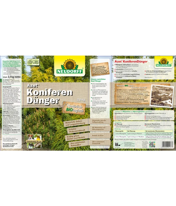 Neudorff® Azet® Koniferendünger, 2,5 Kg 4 Neudorff® Azet® Koniferendünger, 2,5 Kg – Bild 2