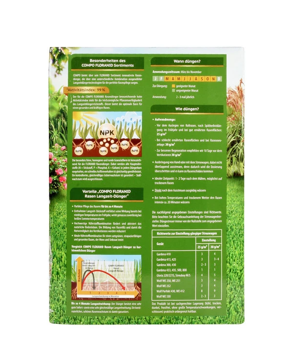 COMPO Rasen Langzeit-Dünger Perfect 4 COMPO Rasen Langzeit-Dünger Perfect – Bild 2