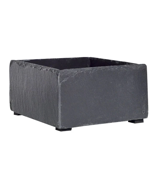 Climaqua Schiefer-Pflanzschale Bol, Rechteckig, Ca. B19/H10/T19 Cm 4 Climaqua Schiefer-Pflanzschale Bol, Rechteckig, Ca. B19/H10/T19 Cm – Bild 2