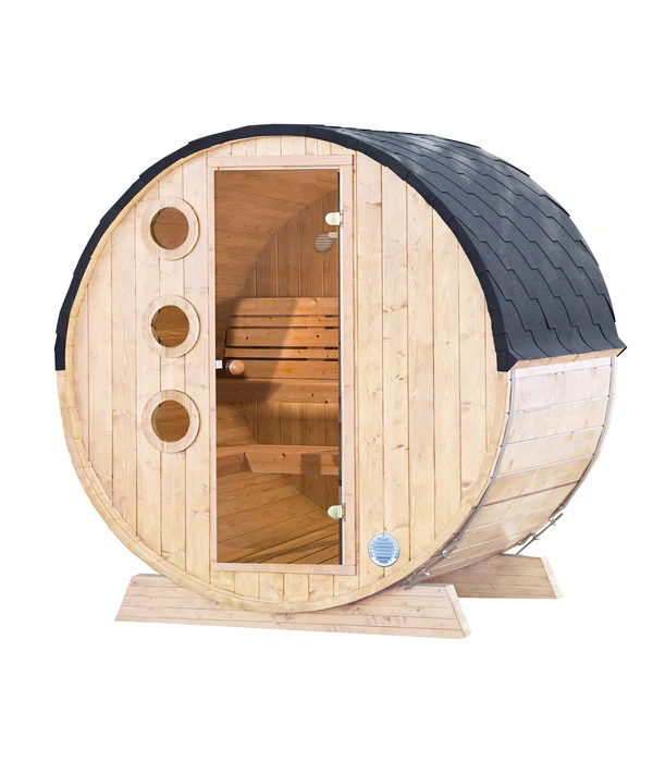 Wolff Finnhaus Saunafass Mini 160 Bausatz, Ca. B205/H215/T160 Cm 3 Wolff Finnhaus Saunafass Mini 160 Bausatz, Ca. B205/H215/T160 Cm