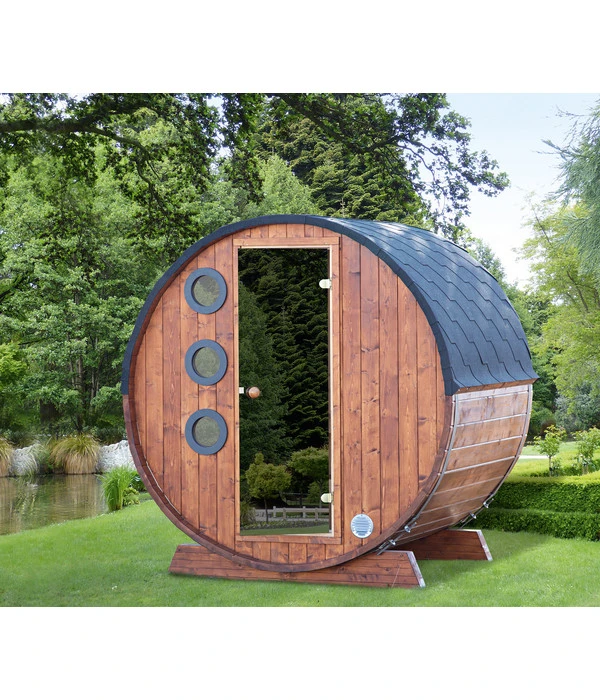 Wolff Finnhaus Saunafass Mini 160 Bausatz, Ca. B205/H215/T160 Cm 4 Wolff Finnhaus Saunafass Mini 160 Bausatz, Ca. B205/H215/T160 Cm – Bild 2