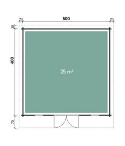 Wolff Finnhaus Gartenhaus Trondheim 44-F -Biohort || Compo || Elho Verkäufe 6930127 WE DE 001 FinnhausBBHTrondheim44F