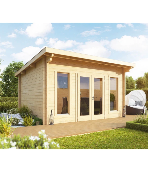 Wolff Finnhaus Gartenhaus Trondheim 44-M 4 Wolff Finnhaus Gartenhaus Trondheim 44-M – Bild 2