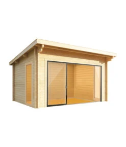 Wolff Finnhaus Gartenhaus Trondheim, Inkl. Schiebetür Links, Ca. B490/H260/T450 Cm