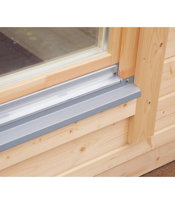 Wolff Finnhaus Gartenhaus Trondheim 70-D XL, Inkl. Schiebetür Rechts, Ca. B490/H256/T390 Cm 11 Wolff Finnhaus Gartenhaus Trondheim 70-D XL, Inkl. Schiebetür Rechts, Ca. B490/H256/T390 Cm – Bild 9