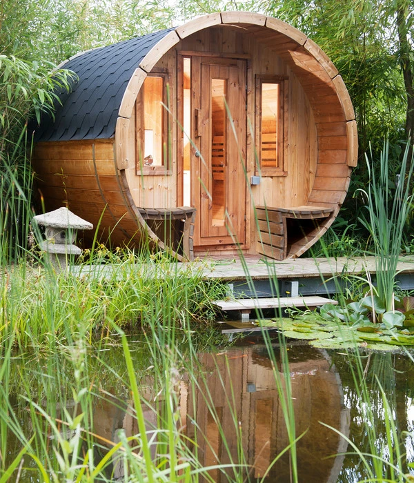 Wolff Finnhaus Saunafass 280 De Luxe Montiert, Ca. B235/H242/T280 Cm 4 Wolff Finnhaus Saunafass 280 De Luxe Montiert, Ca. B235/H242/T280 Cm – Bild 2