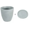 Farmet New Kunststoff-Kübel Orione Alto, Rund, Inkl. Untersetzer 1 Farmet New Kunststoff-Kübel Orione Alto, Rund, Inkl. Untersetzer -Biohort || Compo || Elho Verkäufe 6965396 6965602 6967038 WE FS 001 FarmetTopfOrioneAltoRundHellgrauUntersetzer