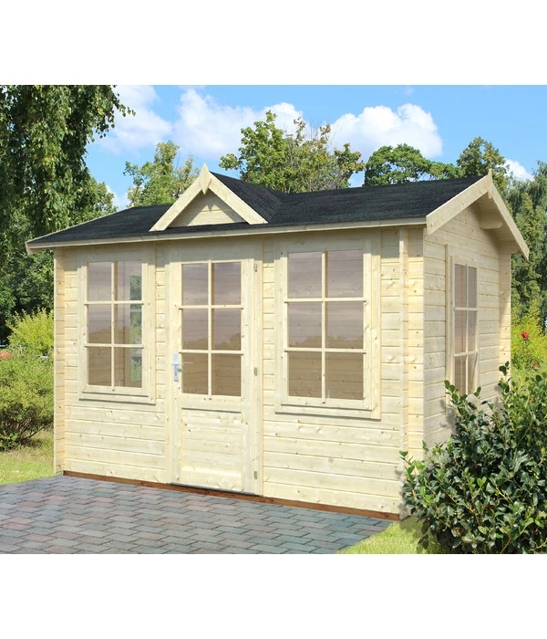 Palmako Gartenhaus Claudia, Ca. B362/H249/T284 Cm 4 Palmako Gartenhaus Claudia, Ca. B362/H249/T284 Cm – Bild 2