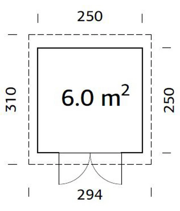 Palmako Gartenhaus Lara 5 Palmako Gartenhaus Lara – Bild 3